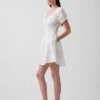 Smoklu Bel Mini Elbise