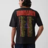 Soundgarden Ağır Pamuklu Kısaltılmış Grafik Tişört
