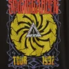 Soundgarden Ağır Pamuklu Kısaltılmış Grafik Tişört