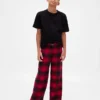 Stranger Things Çocuk Geri Dönüştürülmüş Flanel Pijama Pantolonu