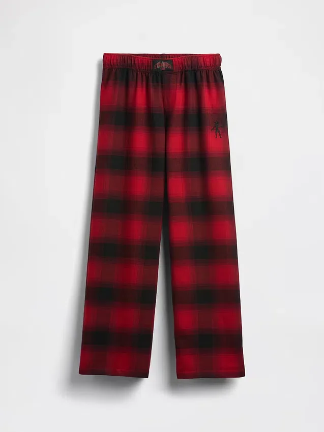 Stranger Things Çocuk Geri Dönüştürülmüş Flanel Pijama Pantolonu