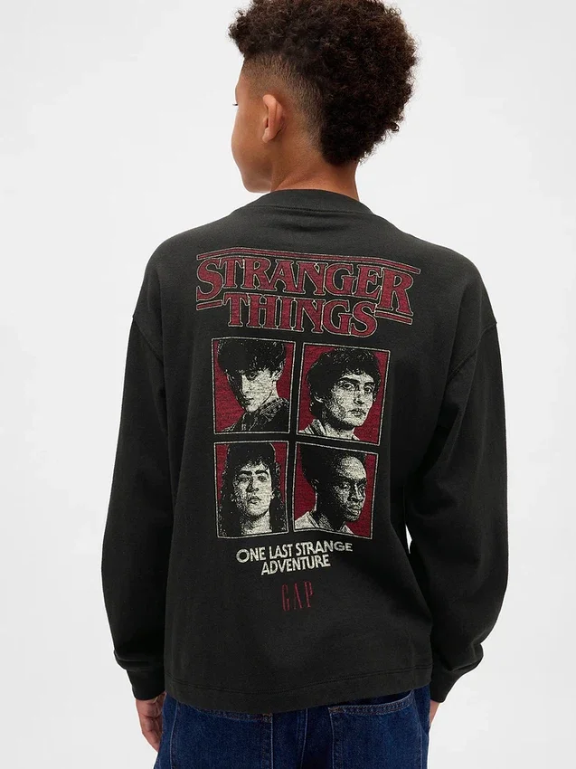 Stranger Things Çocuk Grafik Tişörtü