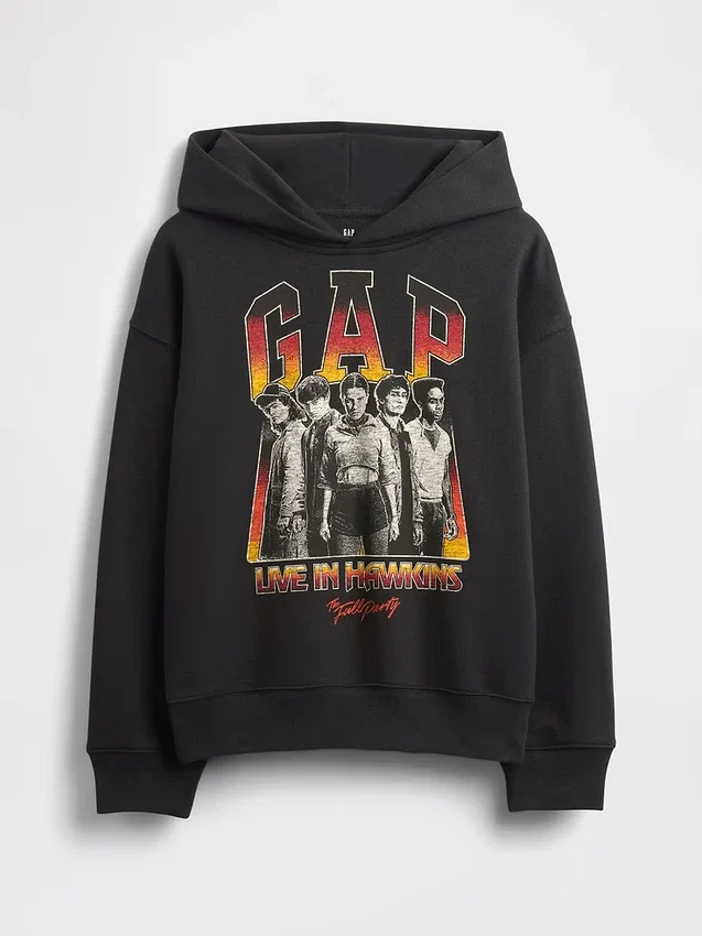 Stranger Things Çocuk Vintagesoft Grafik Kapüşonlu Sweatshirt