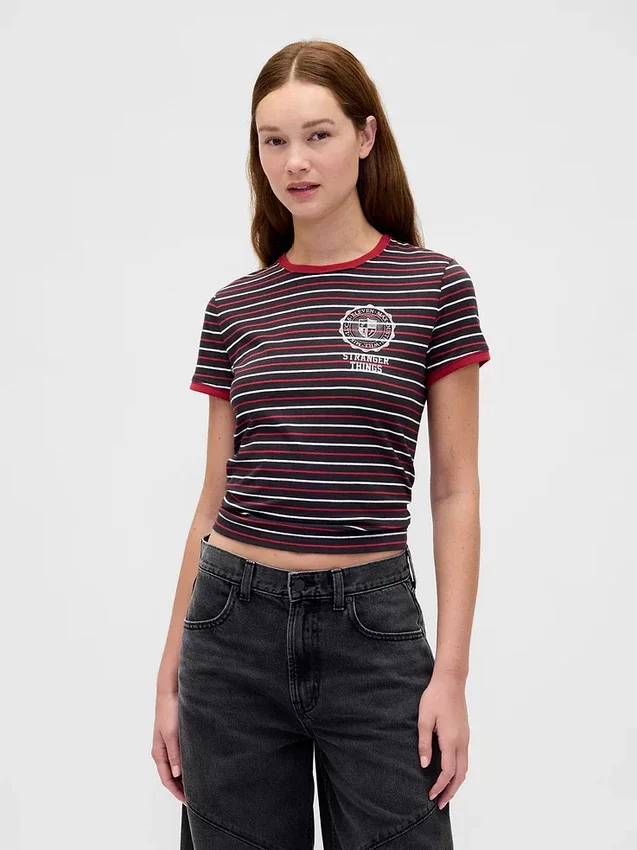 Stranger Things Organik Pamuklu Vintagesoft Kısa Tişört