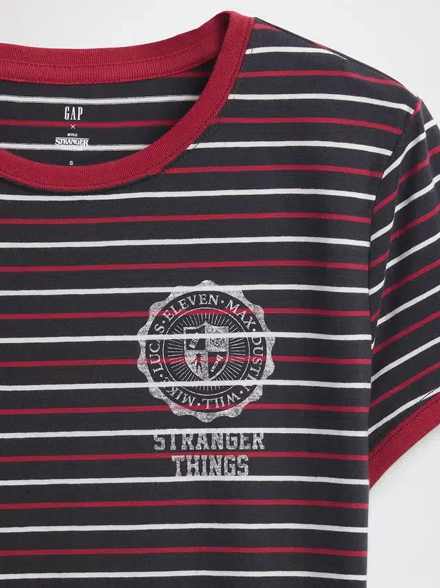 Stranger Things Organik Pamuklu Vintagesoft Kısa Tişört