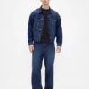 Stranger Things Yetişkinler İçin Flanel Astarlı Ekstra Bol Jean'ler