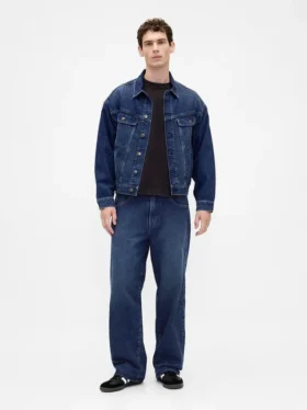 Stranger Things Yetişkinler İçin Flanel Astarlı Ekstra Bol Jean'ler