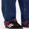 Stranger Things Yetişkinler İçin Flanel Astarlı Ekstra Bol Jean'ler