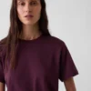 Supima® Pamuklu Bol Kesim Tişört