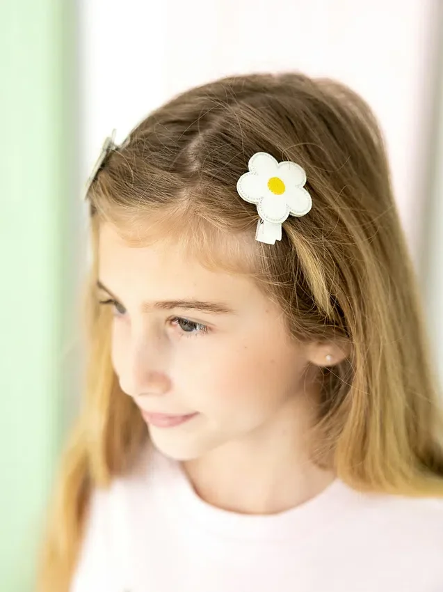 Sweet Wink Papatya Çiçekli Saç Tokası Seti