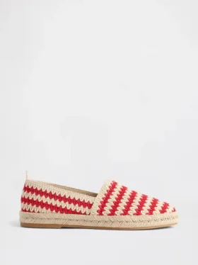 Tığ İşi Espadril Düz Ayakkabı