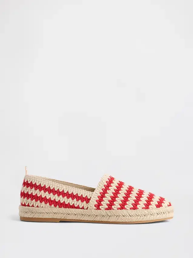 Tığ İşi Espadril Düz Ayakkabı