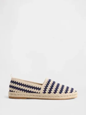 Tığ İşi Espadril Düz Ayakkabı