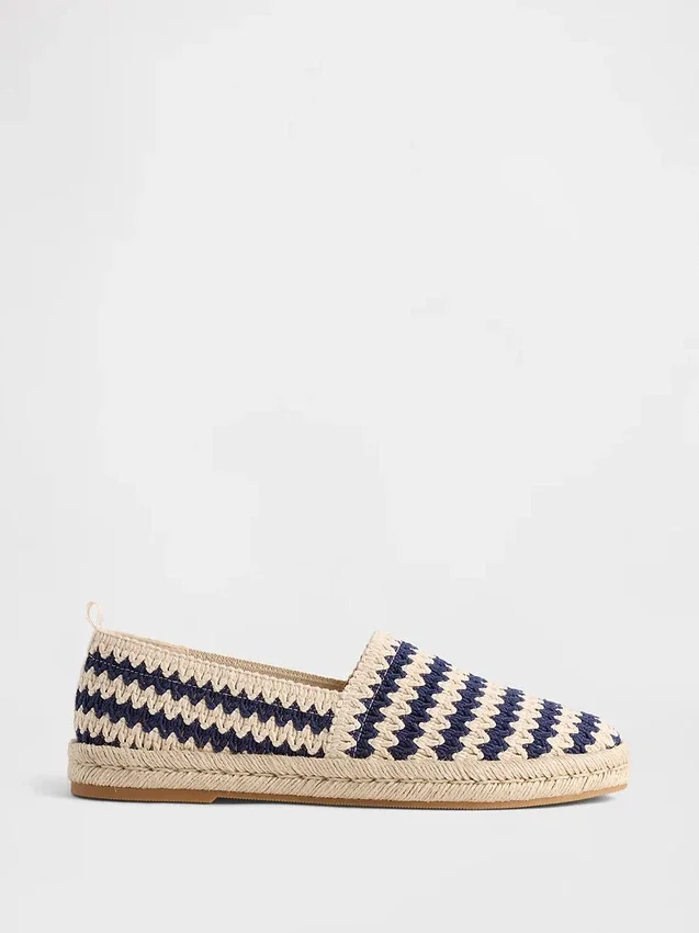 Tığ İşi Espadril Düz Ayakkabı