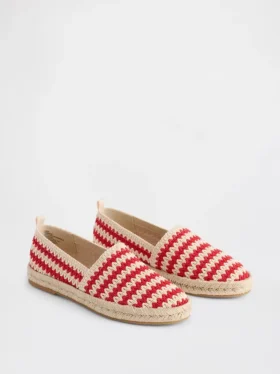 Tığ İşi Espadril Düz Ayakkabı