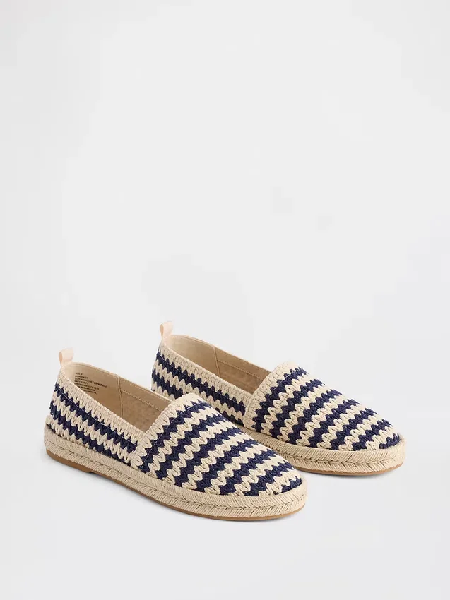 Tığ İşi Espadril Düz Ayakkabı