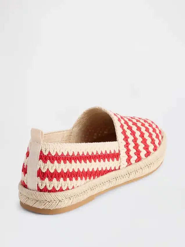 Tığ İşi Espadril Düz Ayakkabı