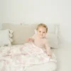 The Gilded Bird İlkbahar Toile Desenli Bambu Bebek Battaniyesi
