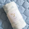 The Gilded Bird İlkbahar Toile Desenli Bambu Bebek Battaniyesi