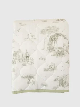 The Gilded Bird Safari Toile Kapitone Oyun Minderi