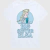 Toddler Frozen Big Sister Elsa Kısa Kollu Grafik Tişört Şort