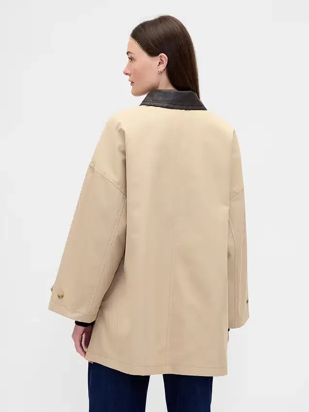 Twill Oversized Trençkot