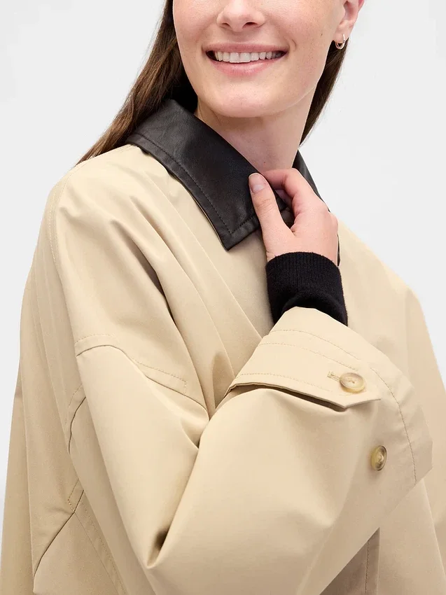 Twill Oversized Trençkot