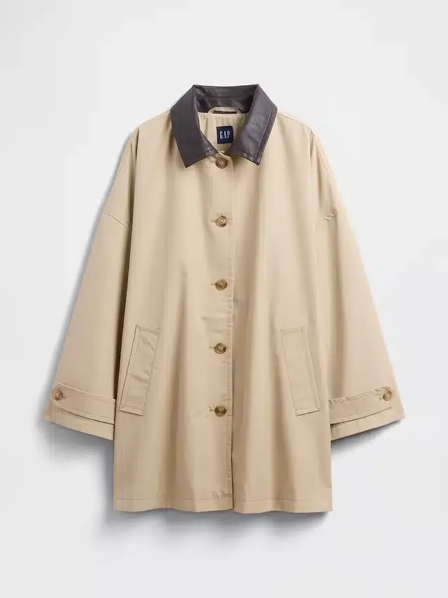 Twill Oversized Trençkot