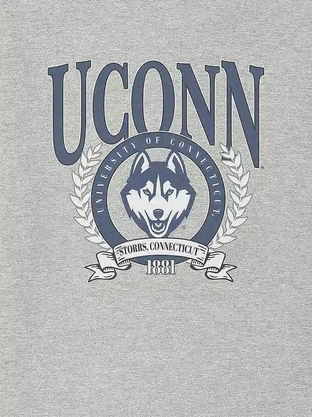 UConn Laurel Crest Grafikli Tişört