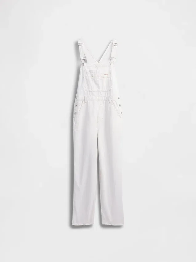 Ultra Yumuşak Denim '90'lar Tarzı Bol Tulum