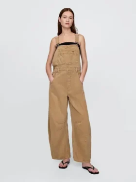 Ultra Yumuşak Denim At Nalı Tulum