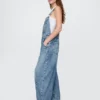 Ultra Yumuşak Denim At Nalı Tulum