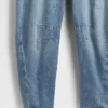 Ultra Yumuşak Denim At Nalı Tulum