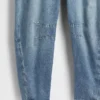 Ultra Yumuşak Denim At Nalı Tulum