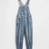 Ultra Yumuşak Denim At Nalı Tulum
