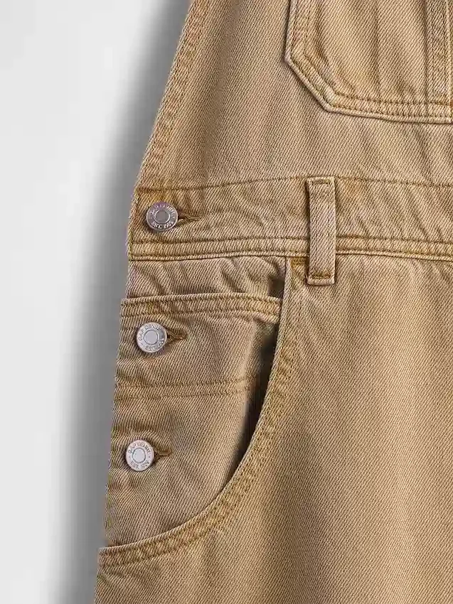 Ultra Yumuşak Denim At Nalı Tulum