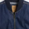 Ultra Yumuşak Denim Bomber Ceket