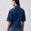 Ultra Yumuşak Denim Cepli Gömlek