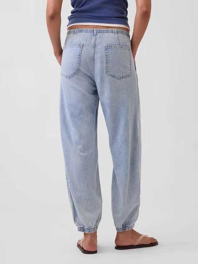 Ultra Yumuşak Denim Kolay Giyilebilir Jogger Pantolon