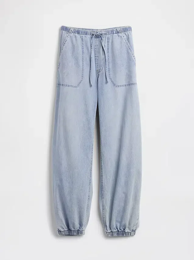 Ultra Yumuşak Denim Kolay Giyilebilir Jogger Pantolon