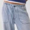 Ultra Yumuşak Denim Kolay Giyilebilir Jogger Pantolon
