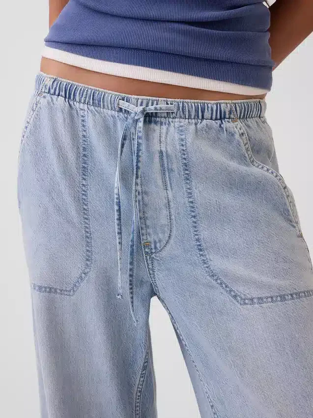 Ultra Yumuşak Denim Kolay Giyilebilir Jogger Pantolon