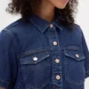 Ultra Yumuşak Denim Mini Elbise