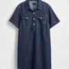 Ultra Yumuşak Denim Mini Elbise