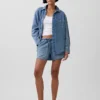 Ultra Yumuşak Denim Oversized Gömlek