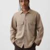 Ultra Yumuşak Denim Rahat İş Gömleği