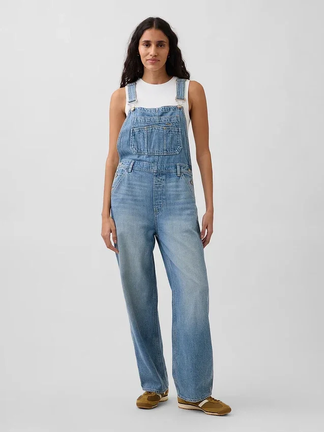 Ultra Yumuşak Denim Rahat Tulum
