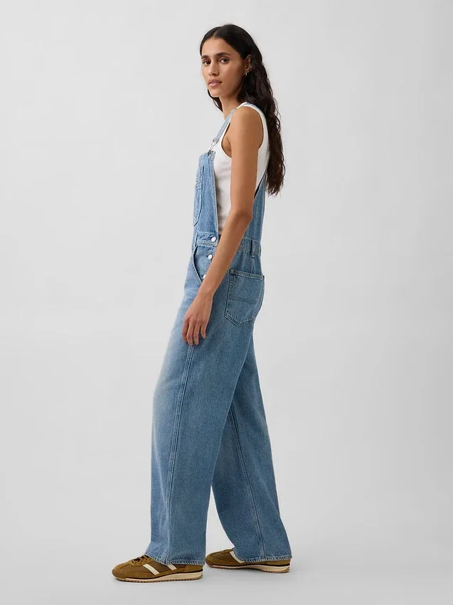 Ultra Yumuşak Denim Rahat Tulum