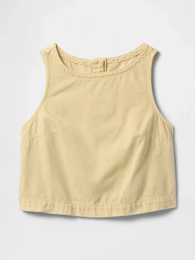 Ultra Yumuşak Denim Tank Top