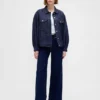 Ultra Yumuşak Oversized Balon Kollu İkonik Denim Ceket